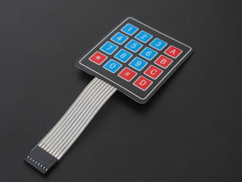 4x4 Matrix Membrane Switch Keypad – KSH 250 at CLOUD SENSORS Mombasa – Top quality sensors. Best electronics in Kenya. Shop now for Arduino, ESP32, sensors and IoT devices.